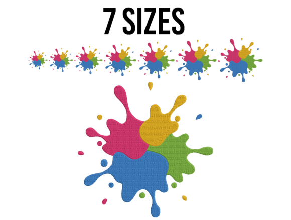 Color Splash Embroidery Design Review for Personalized Gifts