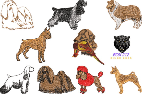 Dog Embroidery Collection Review