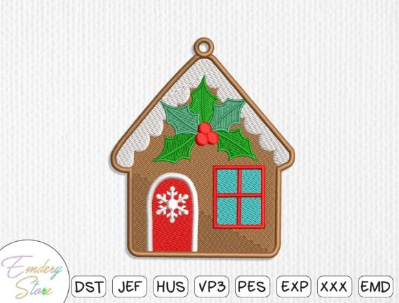 Gingerbread House Embroidery Design Review