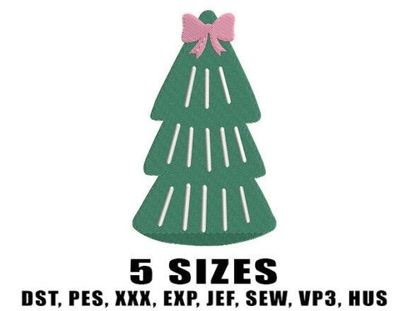 Green Seasonal Tree Embroidery Design Review