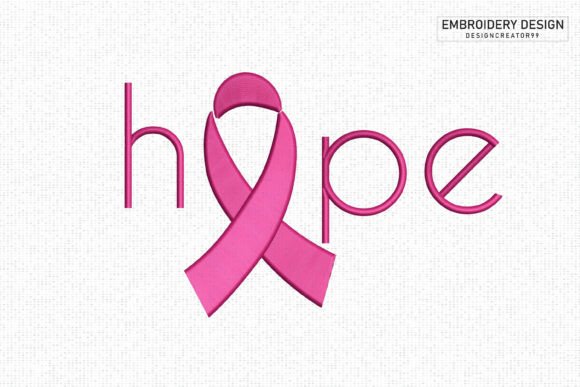 Hope Ribbon Breast Cancer Embroidery Review