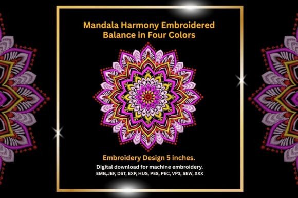 Mandala Embroidery Pattern Harmony Review