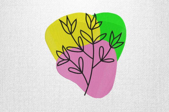 Modern Leaf Outline Embroidery Design Review