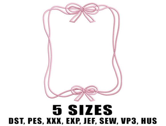 Pink Bow Soft Embroidery Design Review