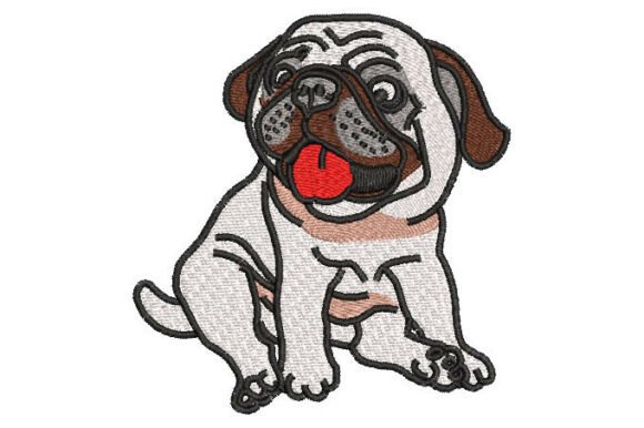 Pug Dog Embroidery Design Review