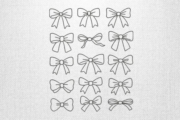 Ribbon Bow Outline Embroidery Set Review