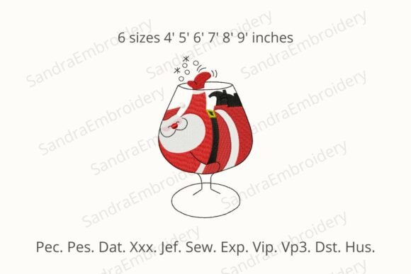 Santa in Glass Christmas Embroidery Review